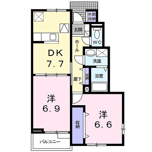 ボム・コリ−ヌⅣ（101） 間取り図画像