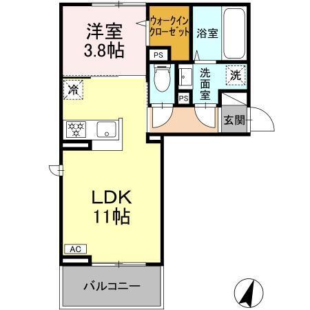 ミニョンサンクチノ（203） 間取り図画像