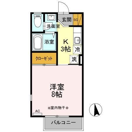 カサ･デ･サチ（107） 間取り図画像