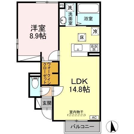 Natura大門（101） 間取り図画像