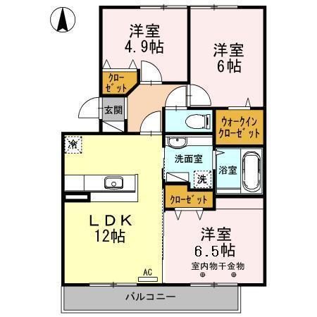 ルミエール 藤崎（203） 間取り図画像