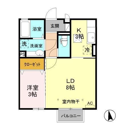 セジュールＫＴＫ（103） 間取り図画像