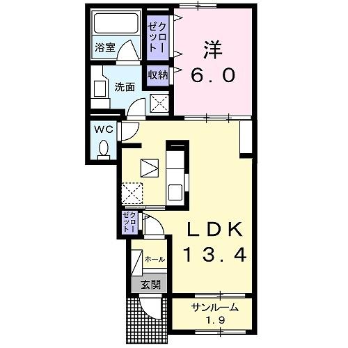 コマクサ（103） 間取り図画像