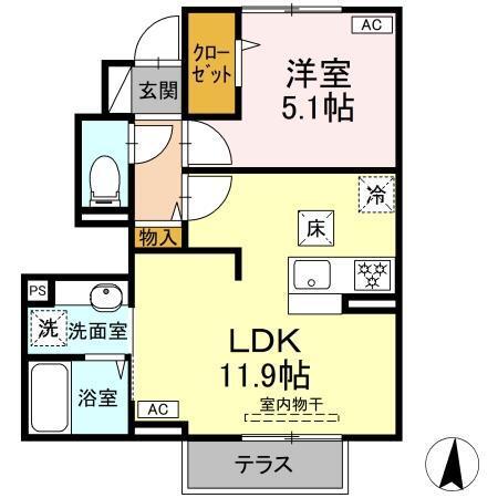 Confort渚（コンフォール）（103） 間取り図画像