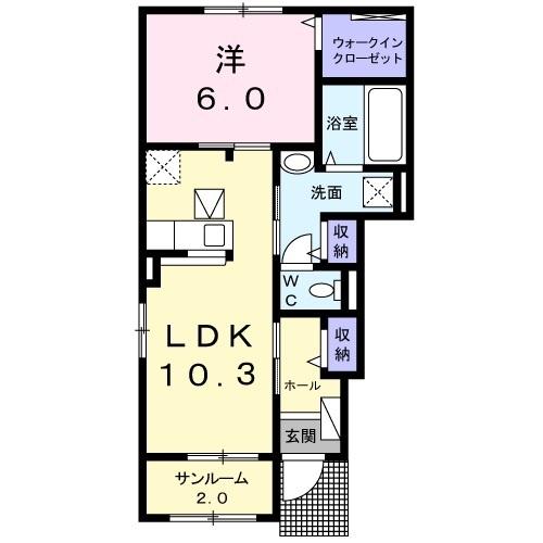 エテルノ（101） 間取り図画像