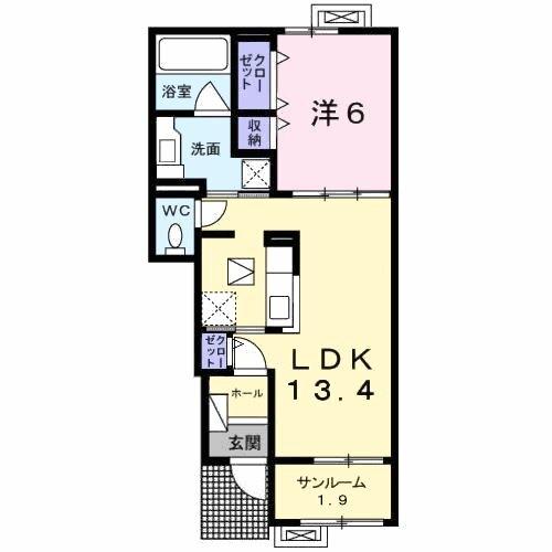 メゾン　ド　モア（102） 間取り図画像