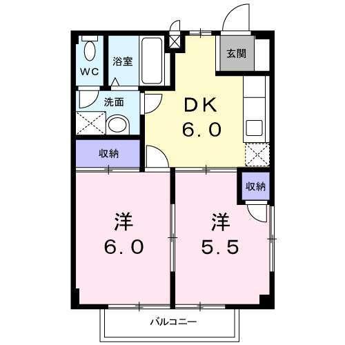 アメニティ−あずみ野Ｃ（201） 間取り図画像