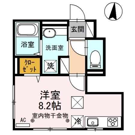 シャロン（102） 間取り図画像