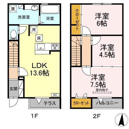  間取り図写真