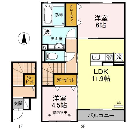  間取り図写真
