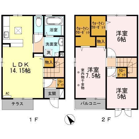  間取り図写真