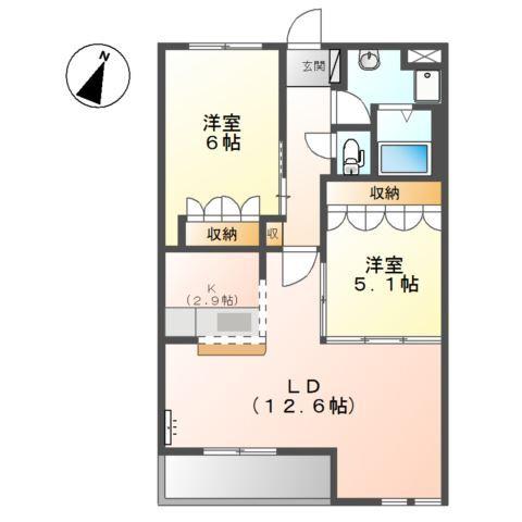 DL．South・WaveⅡ 間取り図画像