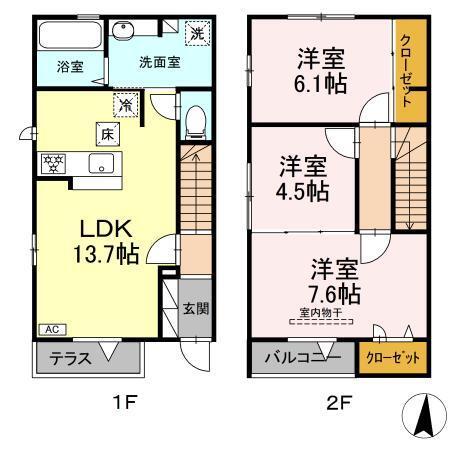  間取り図写真