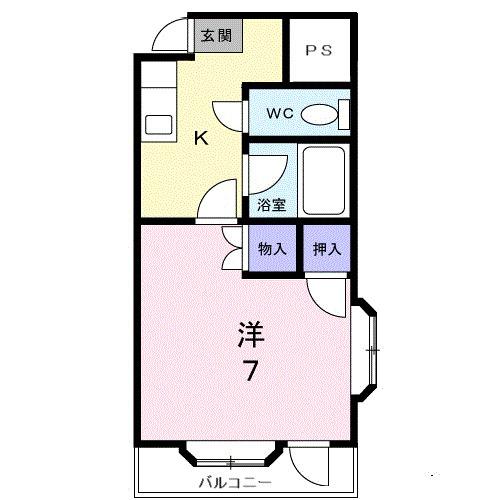 メゾンセシボンＥ（107） 間取り図画像