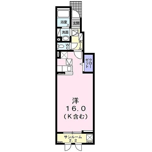 セレーン扇田Ａ（104） 間取り図画像