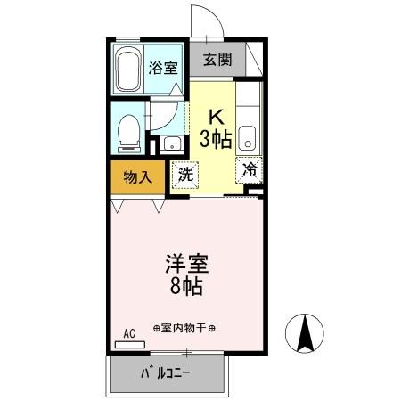ルミエール　Ａ（A105） 間取り図画像