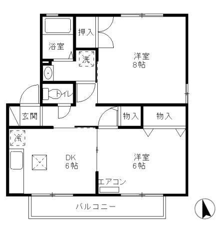 セジュール上高田　Ａ（A101） 間取り図画像