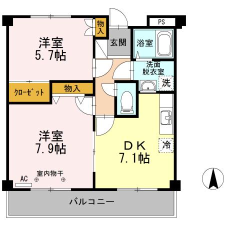 ルフレ・コーヤ（302） 間取り図画像