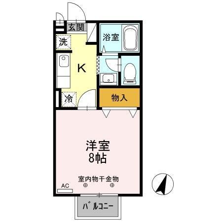 Ｍａｉｓｏｎ Ｗｅｓｔ(ﾒｿﾞﾝｳｴｽﾄ)（202） 間取り図画像