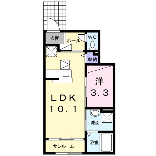 グランカーサ（102） 間取り図画像