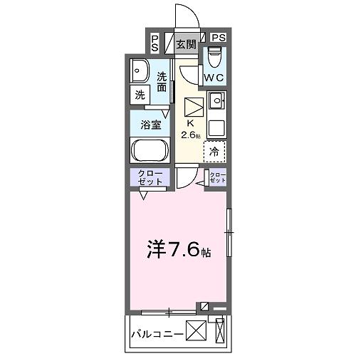 ゼフィールⅡ（101） 間取り図画像