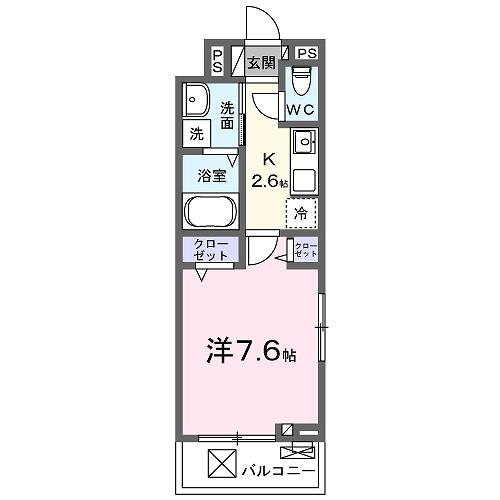 ゼフィールⅡ（301） 間取り図画像