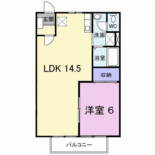 パティオ五月（203） 間取り図画像
