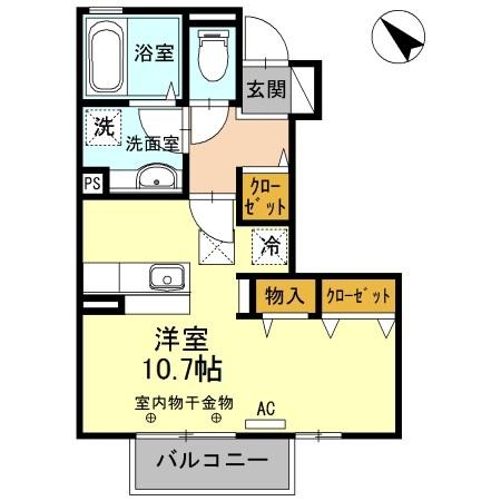 グラン・アイール（102） 間取り図画像