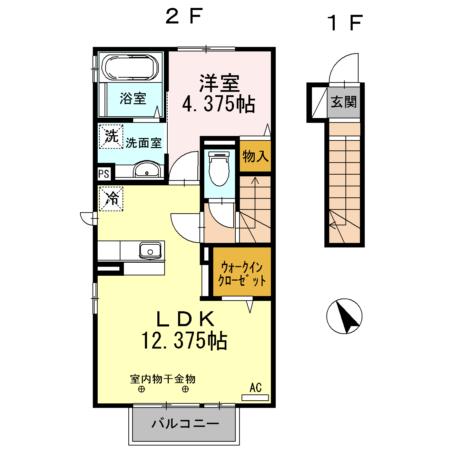 リサイア稲田（202） 間取り図画像