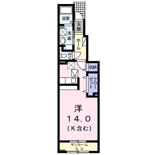 コンフォーティア（104） 間取り図画像