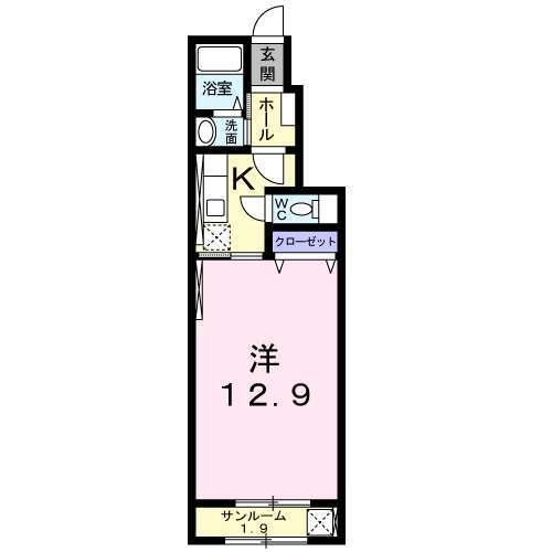 サンリットハウスグランデ　Ａ（102） 間取り図画像