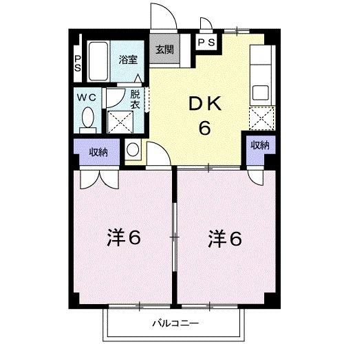 アムールハイツ（203） 間取り図画像