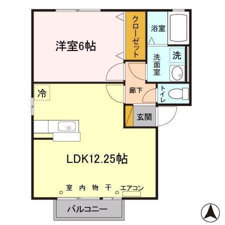 コリーヌ寿（203） 間取り図画像