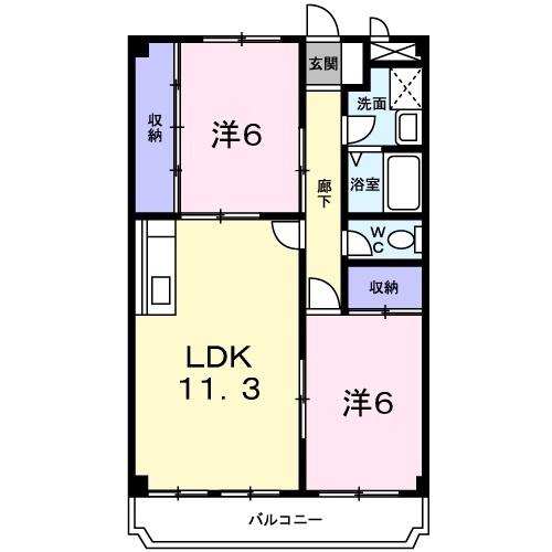 コージコート（303） 間取り図画像