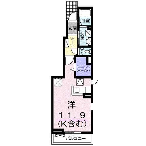 アプローズ　Ⅱ（101） 間取り図画像