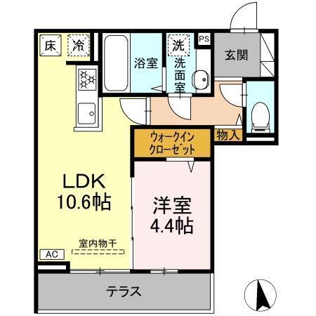GRAND D-ROOM大手（103） 間取り図画像