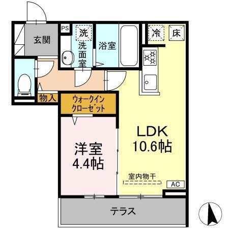 GRAND D-ROOM大手（105） 間取り図画像