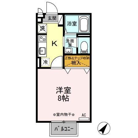 あすなろハイツ　Ⅰ（202） 間取り図画像