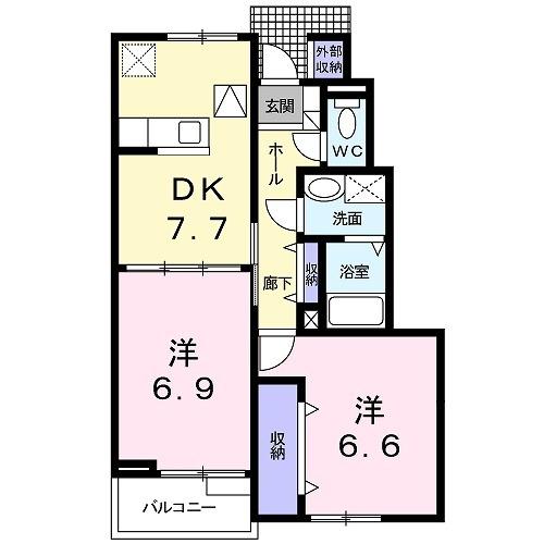 ボム・コリ−ヌⅢ（102） 間取り図画像