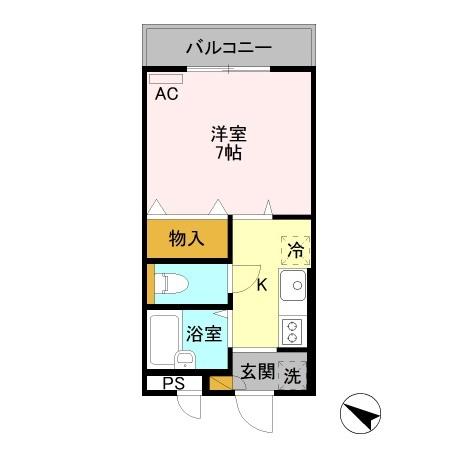 おおみなみアパート（37） 間取り図画像