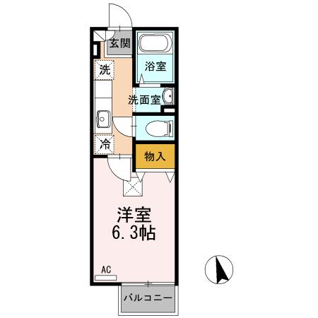 スマイルコート（101） 間取り図画像