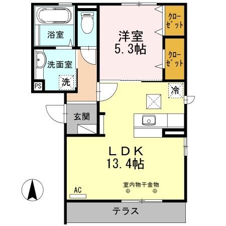 ペルソワール高田（101） 間取り図画像
