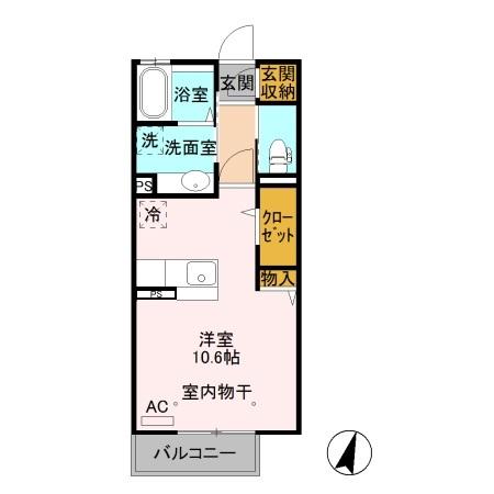 ブライト・フルール（202） 間取り図画像