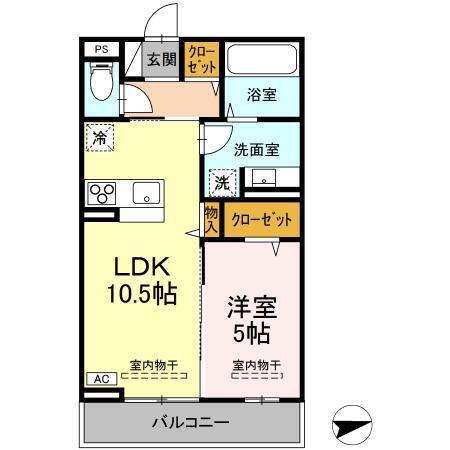 グランスクエア　Ⅲ番館（202） 間取り図画像