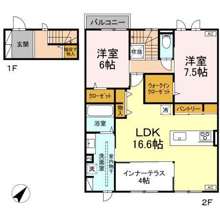 グランソラナ軽井沢（206） 間取り図画像