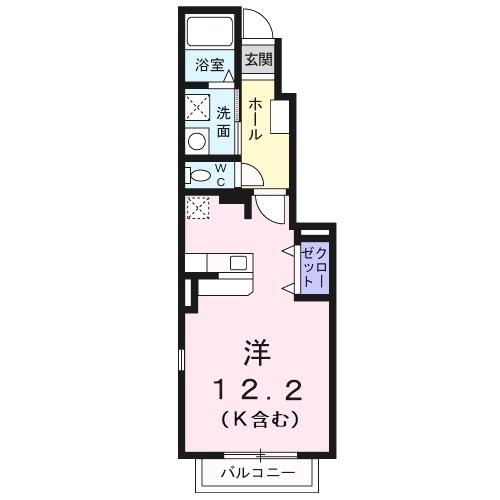 アイリスコートＢ（103） 間取り図画像