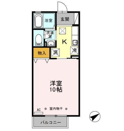 メゾン・コスモス（106） 間取り図画像