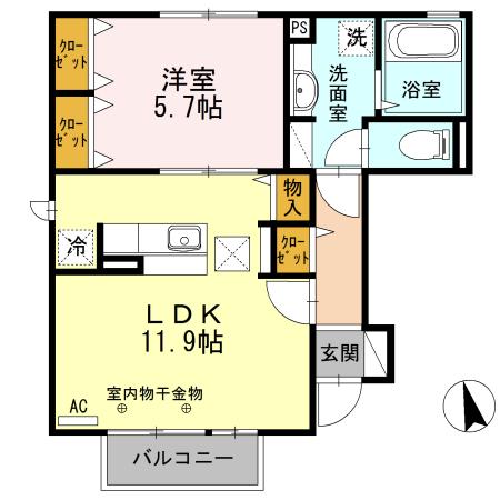 サントルＴ＆Ｓ（102） 間取り図画像