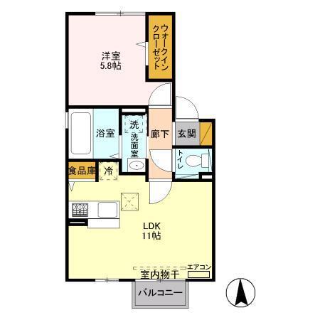 リーヴァ（102） 間取り図画像