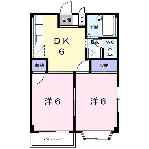 アプリコットＡ（101） 間取り図画像